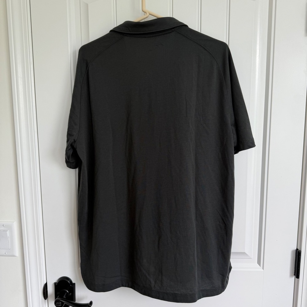 Municipal Sport Utility Gear Mens XL Drirelease Polo Shirt Gray Short Sleeve - Picture 3 of 7